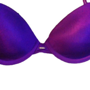 B-SASSY purple teal underwire adjustable bra 34B